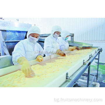Пържени картофи Производствени линии за измиване и отлепване
